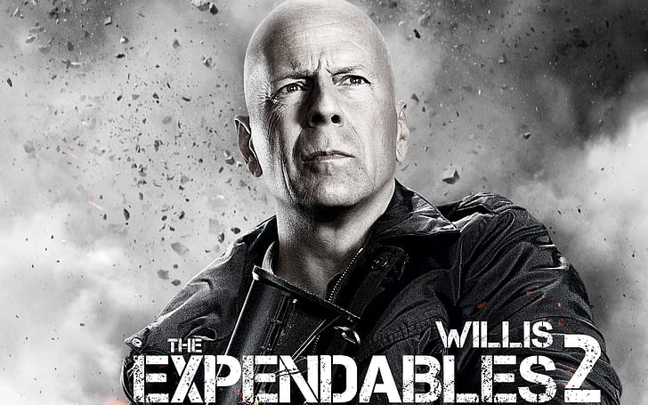 Bruce Willis Expendables 2, The Expendables 2, Expendables 2, man, male, HD wallpaper