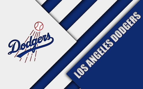 野球、ロサンゼルスドジャース、ロゴ、MLB、 HDデスクトップの壁紙 HD wallpaper