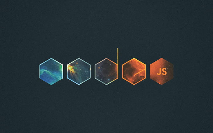 JavaScript, node.js, resumo, logotipo, HD papel de parede