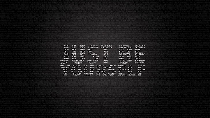 Just be yourself, just be yourself quote, quotes, 1920x1080, motivation, inspiration, life, HD wallpaper