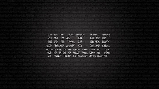 Just be yourself, just be yourself quote, quotes, 1920x1080, motivation, inspiration, life, HD wallpaper HD wallpaper