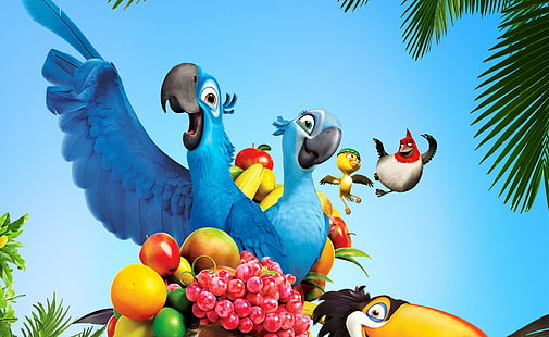 Rio Movie, Disney Rio digital wallpaper, Dibujos animados, Otros, Película, Fondo de pantalla HD HD wallpaper
