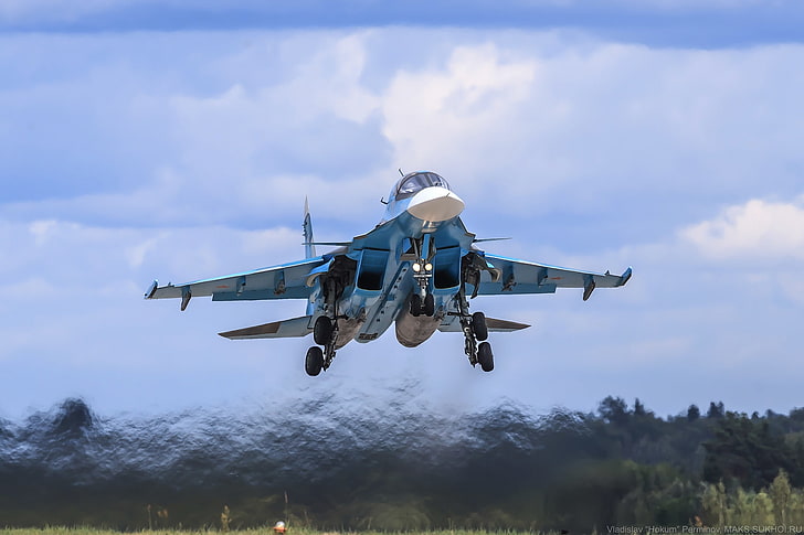 Russian Air Force, Sukhoi Su-34, HD wallpaper