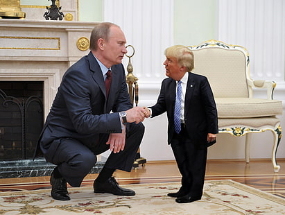 Donald, man, män, president, Putin, Ryssland, ryska, Trump, Vladimir, HD tapet HD wallpaper
