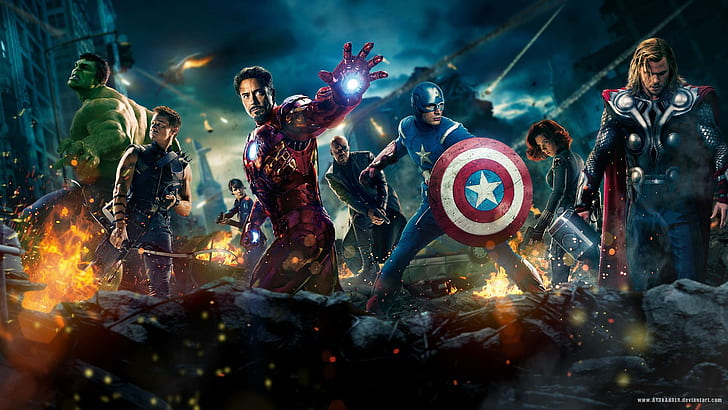 Avengers Movie 2012, marvel avengers filmi, film, 2012, avengers, filmler, HD masaüstü duvar kağıdı