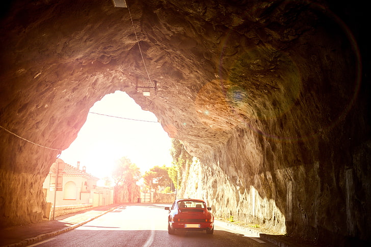 터널, 자동차, 포르쉐 911, 포르쉐 911 카레라 4, HD 배경 화면