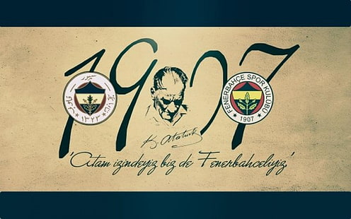 Fenerbahçe, Mustafa Kemal Atatürk, Sfondo HD HD wallpaper