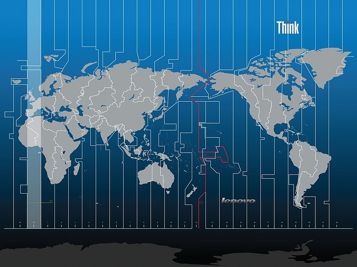 азия, леново, ThinkPad, время, зоны, HD обои