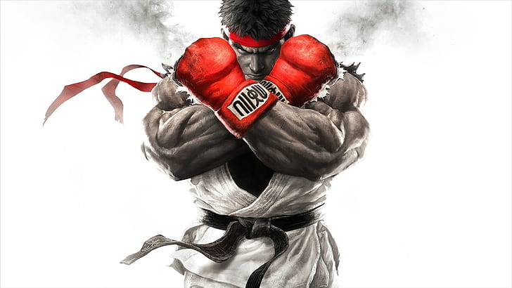 video games, Street Fighter, Street Fighter V, Ryu (Street Fighter), HD wallpaper