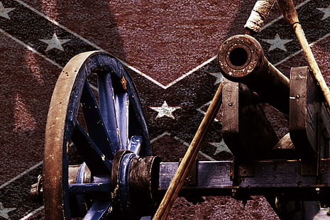 大砲、カノネム内戦、北部州、南部州、米国、 HDデスクトップの壁紙 HD wallpaper