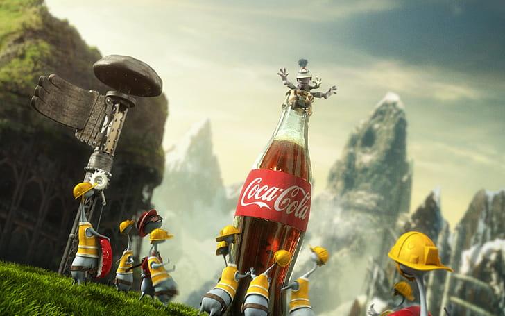 minuman coca cola, Wallpaper HD