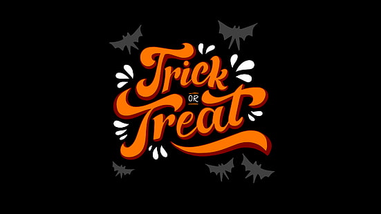 Halloween, Typografie, Zitat, schwarzer Hintergrund, Text, einfacher Hintergrund, HD-Hintergrundbild HD wallpaper