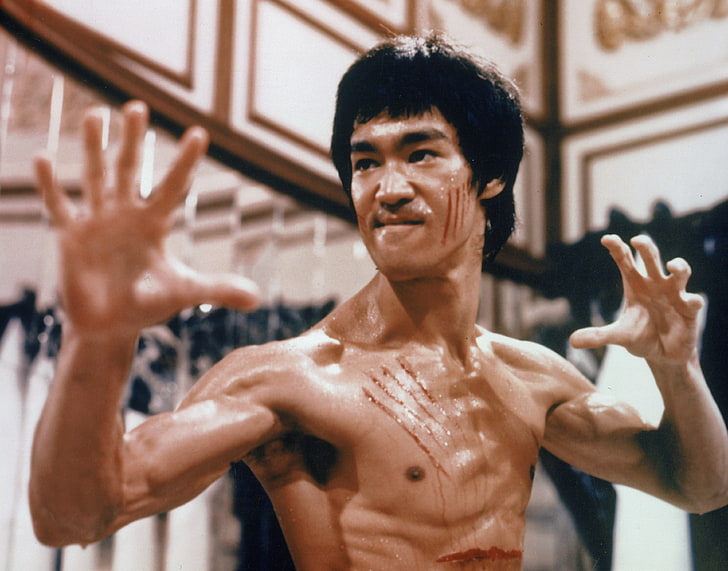 Bruce Lee, Kunst, Bruce, Drache, eintreten, Lee, Martial, Film, Krieger, HD-Hintergrundbild