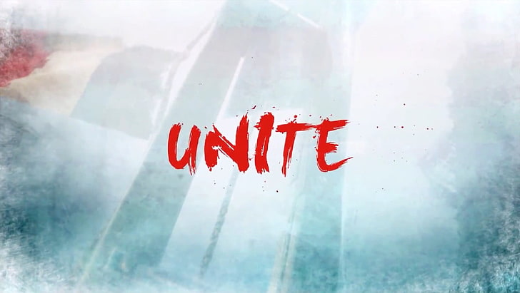 Unite text, Assassin's Creed:  Unity, Assassin's Creed, video games, HD wallpaper