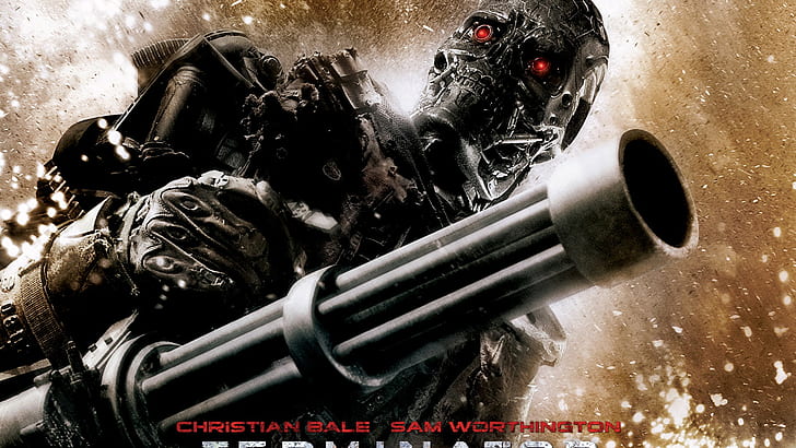Terminator Salvation, Terminator, T-800, movies, HD wallpaper