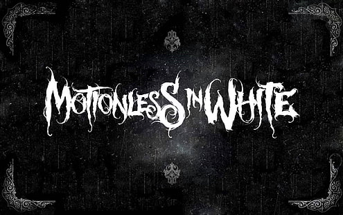 Motionless In White, metalcore, logo zespołu, Tapety HD HD wallpaper