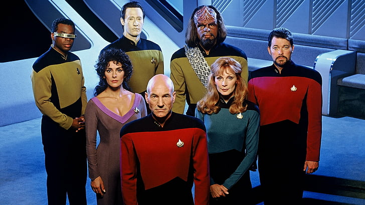 Star Trek, Star Trek: The Next Generation - Future's Past, HD tapet