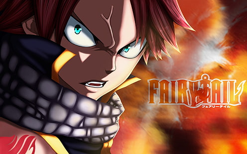 Fairy Tail-affisch, anime, Fairy Tail, Dragneel Natsu, HD tapet HD wallpaper