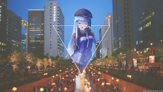 Anime Girls, Bild-in-Bild, Anime, Girls Frontline, HD-Hintergrundbild HD wallpaper