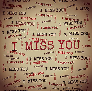 I MISS YOU, I miss you text overlay, Love, HD wallpaper HD wallpaper