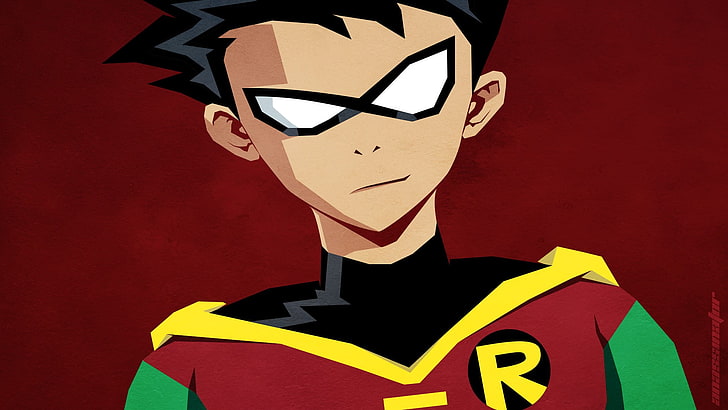 Robin aus DC Illustration, Teen Titans, Robin (Figur), HD-Hintergrundbild