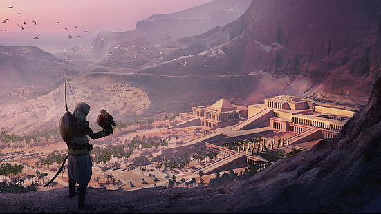 videospel, Assassin's Creed, Assassin's creed Origins, Egyptisk mytologi, Assassin's Creed: Origins, HD tapet HD wallpaper