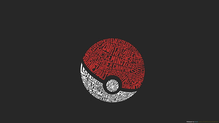 Illustrazione di Pokeball, Pokémon, Sfondo HD