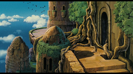 Film, Laputa: Schloss im Himmel, HD-Hintergrundbild HD wallpaper