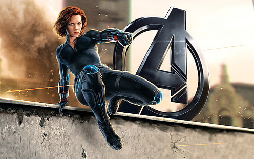 Black Widow, Avengers : Age of Ultron, Scarlett Johansson, Black, Widow, Avengers, 나이, Ultron, Scarlett, Johansson, HD 배경 화면 HD wallpaper
