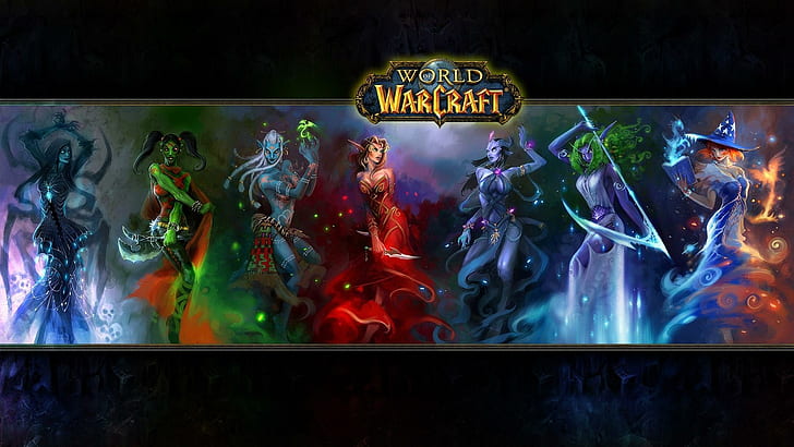 World Of Warcraft, weapons, females, orange hair, video games, white hair, blood elf, female, dagger, knife, games, HD wallpaper