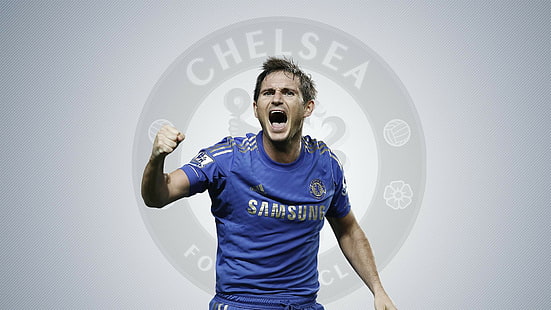 Chelsea FC, Frank Lampard, sport, men, soccer, HD wallpaper HD wallpaper
