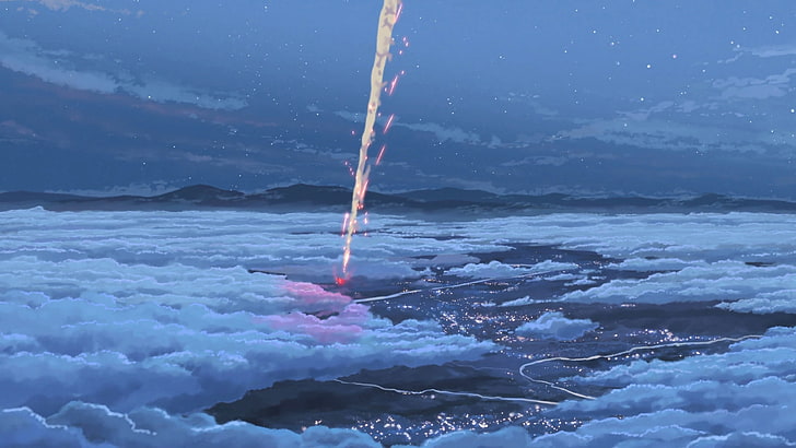 Kimi no Na Wa, Makoto Shinkai, anime, Fond d'écran HD