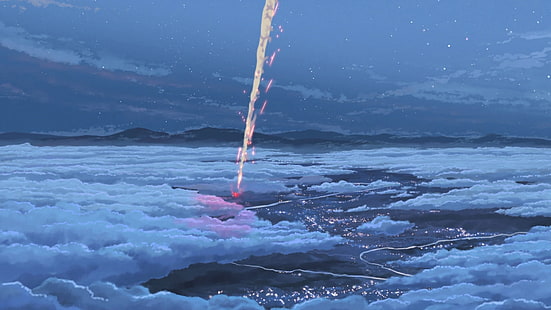 Kimi no Na Wa, Makoto Shinkai, anime, วอลล์เปเปอร์ HD HD wallpaper