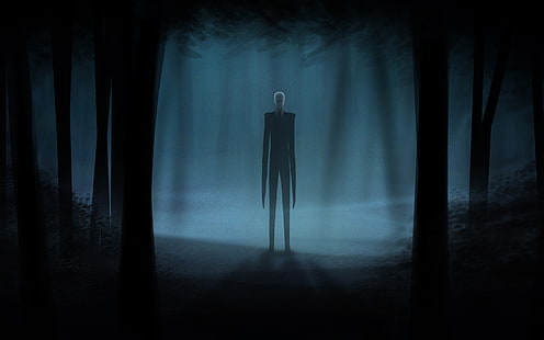 Slender Man, criatura paranormal, jogo slenderman, HD papel de parede HD wallpaper