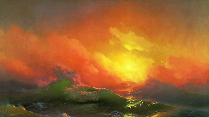 klassische kunst ivan aivazovsky, HD-Hintergrundbild