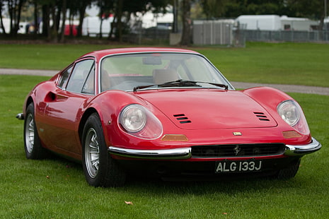 1969, 246gt, Autos, Klassiker, Coupé, Dino, Ferrari, GTS, Italien, HD-Hintergrundbild HD wallpaper