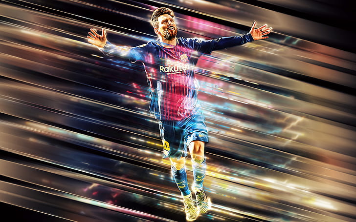 Fußball, Lionel Messi, Argentinier, FC Barcelona, HD-Hintergrundbild