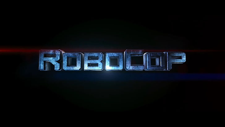 лого, филм, робокоп, научна фантастика, HD тапет