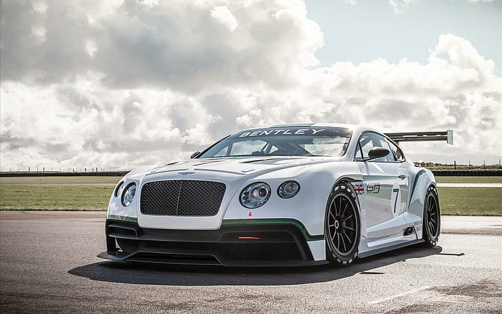 Bentley Continental GT3 Concept Racer, carro esporte branco bmw, conceito, piloto, Bentley, continental, carros, HD papel de parede
