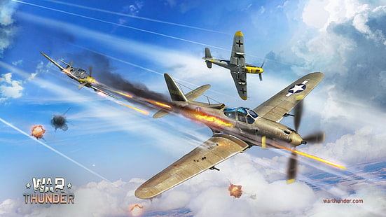 War Thunder, самолет, Gaijin Entertainment, видео игри, HD тапет HD wallpaper
