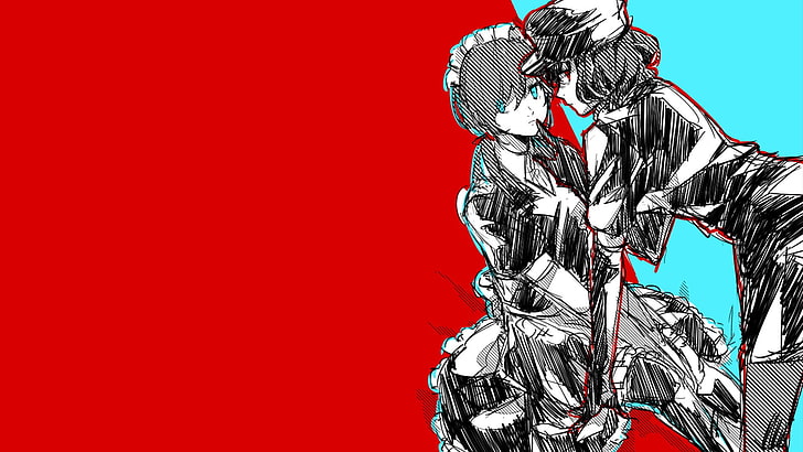 Persona, Persona 5, Akira Kurusu, Anime, Joker (Persona), Minato Arisato, Videospiel, HD-Hintergrundbild