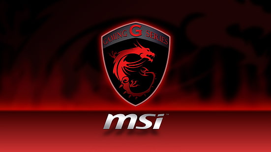 Logo MSI, MSI, drago, Sfondo HD HD wallpaper