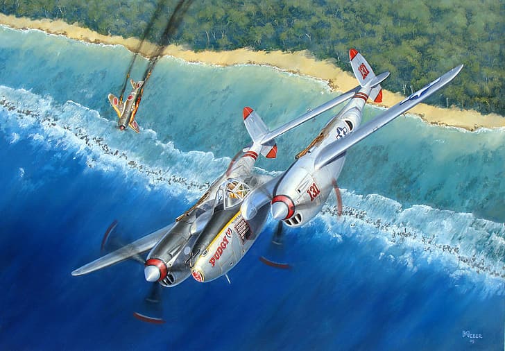 สงครามโลกครั้งที่สอง สงครามโลก เครื่องบิน เครื่องบิน เครื่องบิน Lockheed P-38 Lightning กองทัพอากาศสหรัฐ กองทัพอากาศ สงคราม, วอลล์เปเปอร์ HD