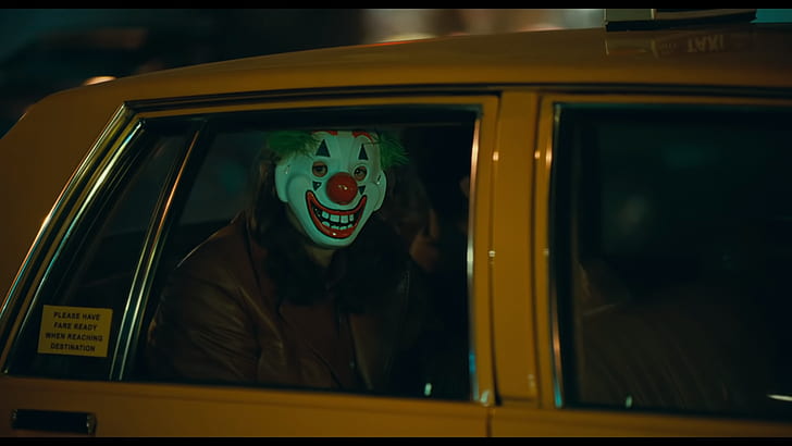 Joker, JokerMovie, Joaquin Phoenix, RobertDeNiro, Batman, clown, dark, simple, Gotham, HD wallpaper