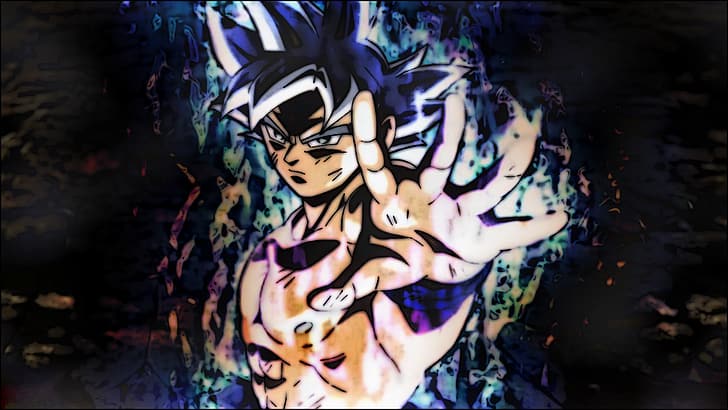 Son Goku, ultra instict, Dragon Ball Super, anime, HD wallpaper