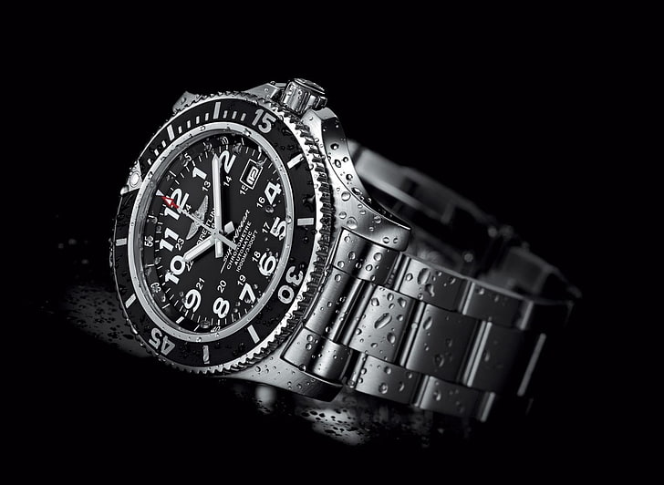 Breitling, Uhr, Detail, Schmuck, Luxus, Zeit, Uhr, HD-Hintergrundbild