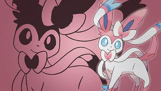 Pokémon, Eeveelutions, Sylveon (Pokémon), HD wallpaper HD wallpaper