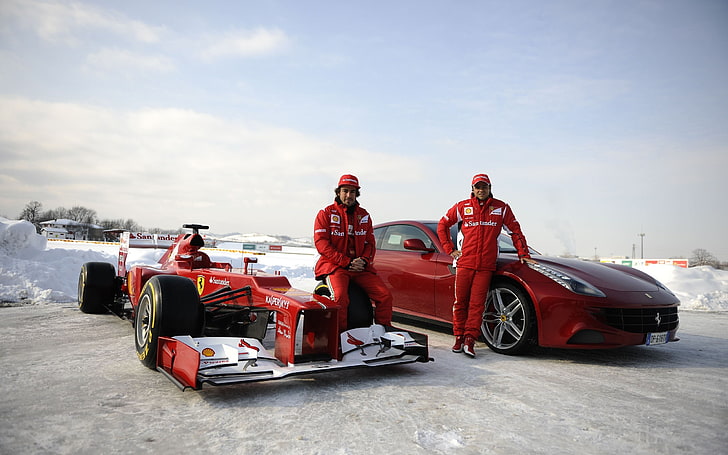 Ferrari, Fernando Alonso, Formel 1, HD tapet