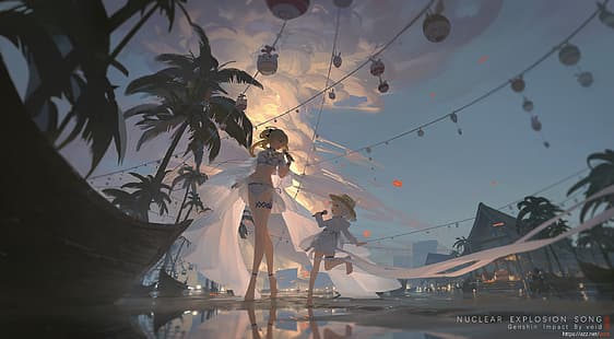 Anime Mädchen, Spielkunst, Klee (Genshin Impact), Genshin Impact, void_0, HD-Hintergrundbild HD wallpaper