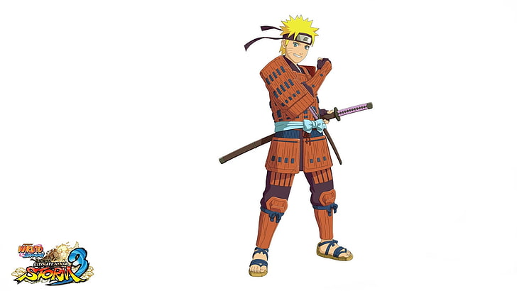 Naruto Ninja Storm 3 Naruto, wallpaper, sword, game, naruto, armor, anime, katana, samurai, ninja, manga, shinobi, Uzumaki naruto, jinchuuriki, naruto shippuden, genin, logo konohagakure no sato, hitayate, two katanas, two swords, uzumai, unlockable costumes, naruto shippuden ultimate ninja storm 3, samurai armor, HD wallpaper